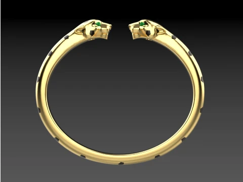 Bracelet panther 3D Print Model