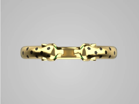 Bracelet panther 3D Print Model