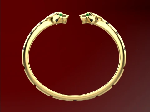 Bracelet panther 3D Print Model