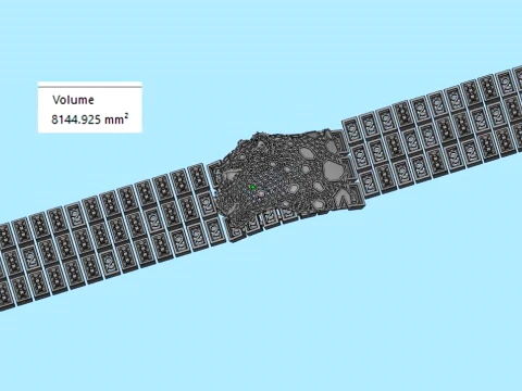 Bracelet panther 3D Print Model