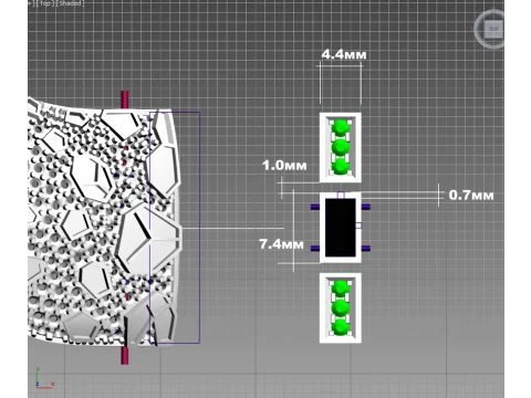 Bracelet panther 3D Print Model