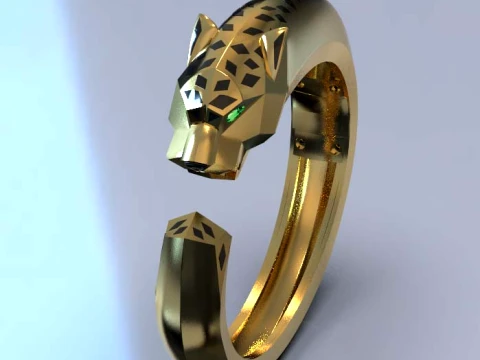 Bracelet panther 3D Print Model