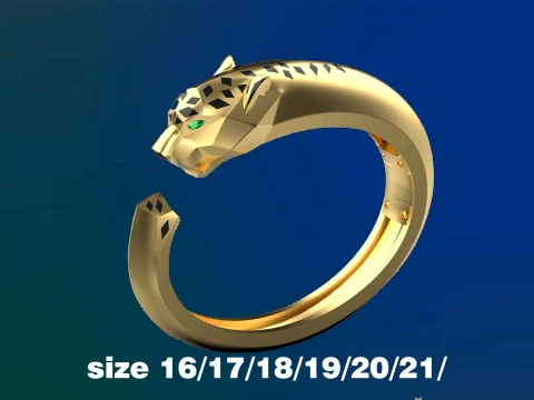 Bracelet panther 3D Print Model