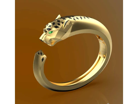 Bracelet panther 3D Print Model