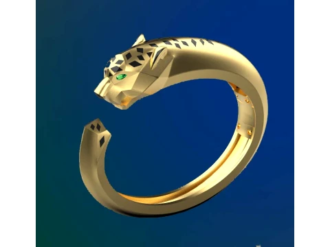 Bracelet panther 3D Print Model