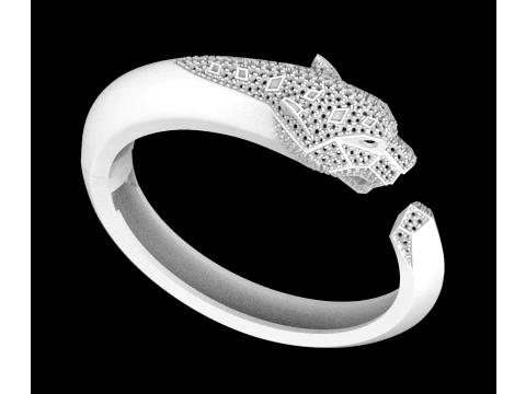 Bracelet panther 3D Print Model