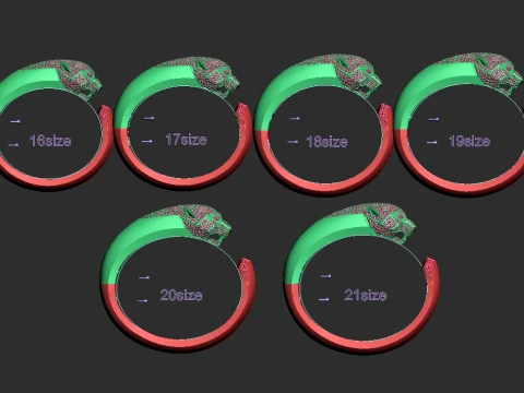 Bracelet panther 3D Print Model