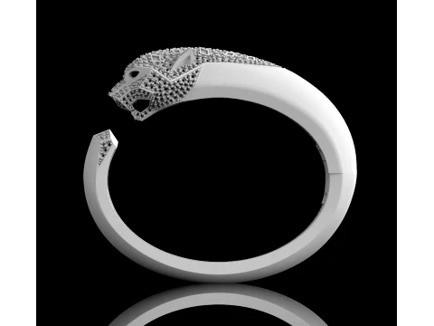 Bracelet panther 3D Print Model