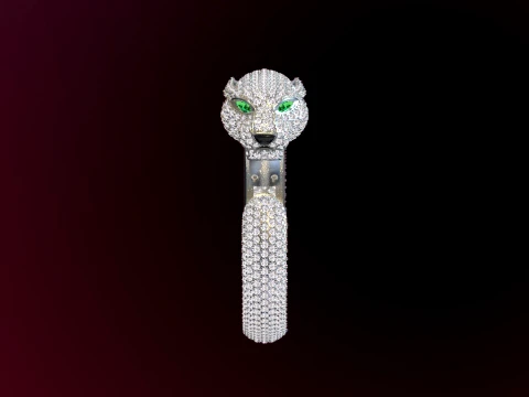 Bracelet panther 3D Print Model
