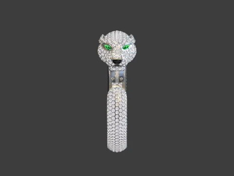 Bracelet panther 3D Print Model
