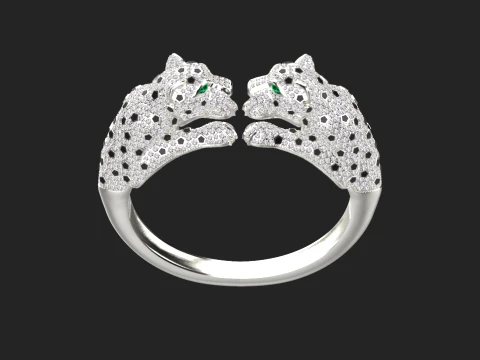 Bracelet panther 3D Print Model