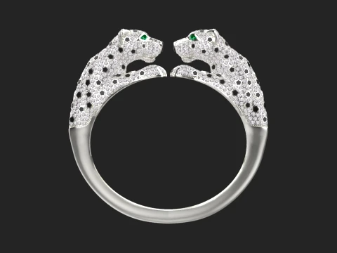 Bracelet panther 3D Print Model
