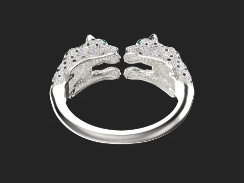 Bracelet panther 3D Print Model