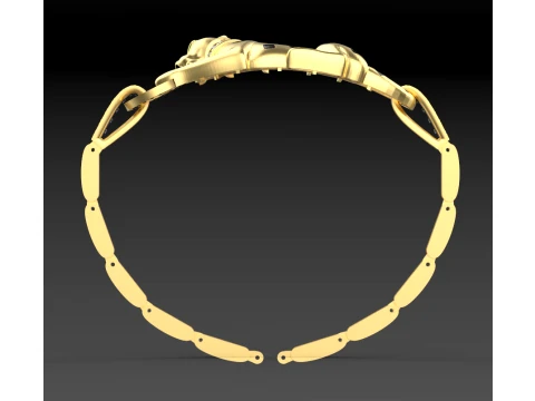 Bracelet panther 3D Print Model
