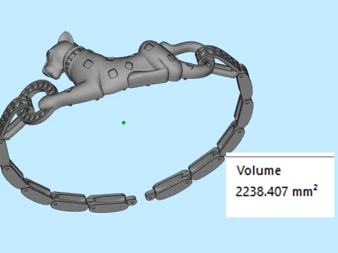 Bracelet panther 3D Print Model
