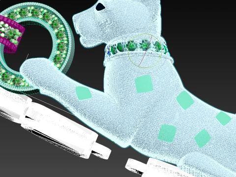 Bracelet panther 3D Print Model
