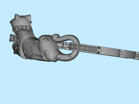 Bracelet panther 3D Print Model