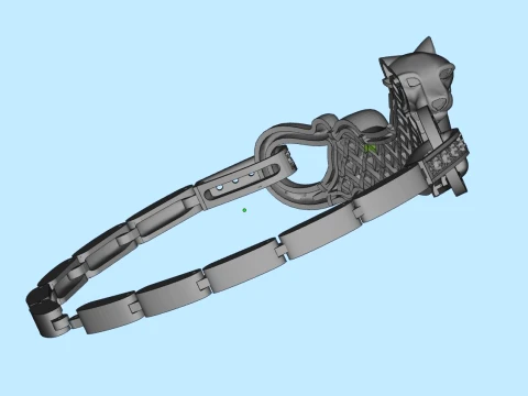 Bracelet panther 3D Print Model