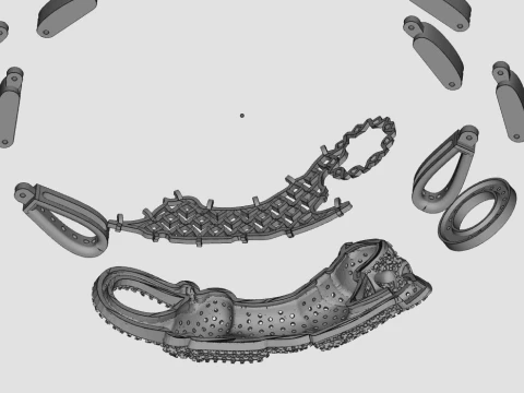 Bracelet panther 3D Print Model