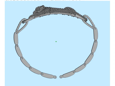 Bracelet panther 3D Print Model