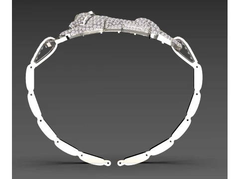 Bracelet panther 3D Print Model