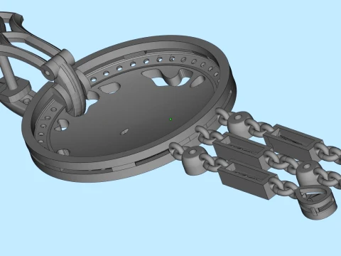 Earrings ring panther 3D Print Model