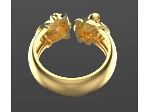Ring Panther 3D Print Model