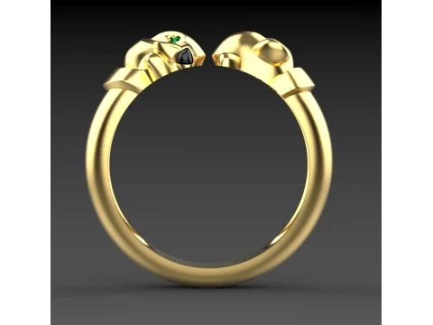 Ring Panther 3D Print Model