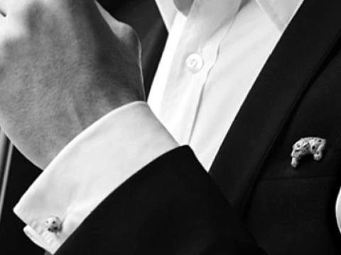Brooch and cufflinks panther 3D Print Model