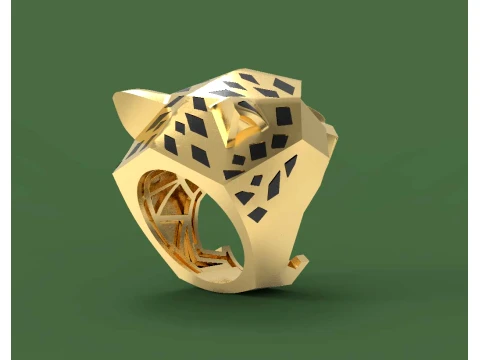 Ring Panther 3D Print Model