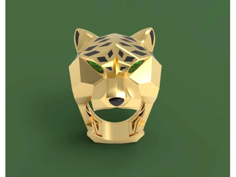 Ring Panther 3D Print Model