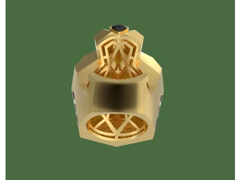 Ring Panther 3D Print Model