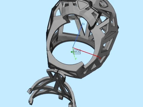 Ring Panther 3D Print Model