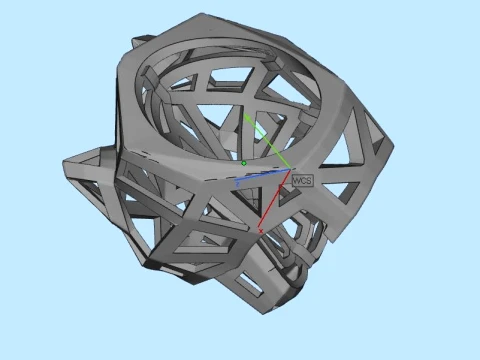 Ring Panther 3D Print Model