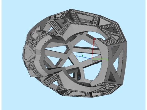 Ring Panther 3D Print Model