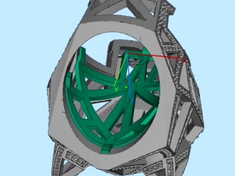 Ring Panther 3D Print Model