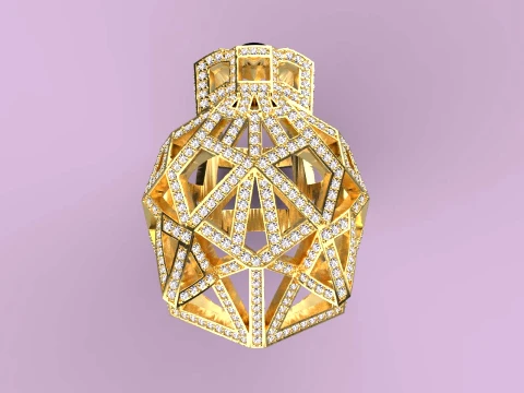 Ring Panther 3D Print Model