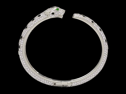 Bracelet panther 3D Print Model
