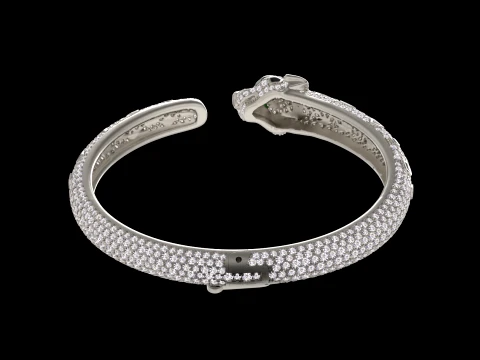 Bracelet panther 3D Print Model