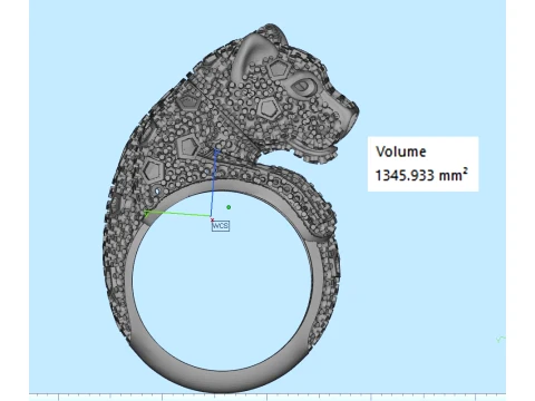 Ring Panther 3D Print Model