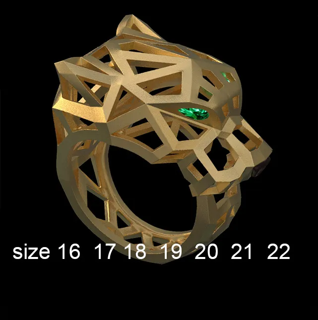 Ring Panther 3D Print Model .c4d .max .obj .3ds .fbx .stl .blend 