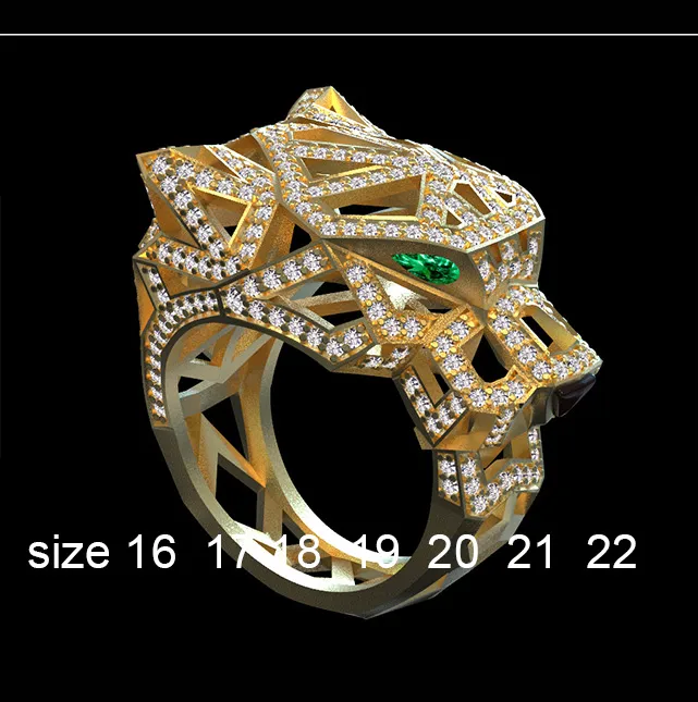 Ring Panther 3D Print Model .c4d .max .obj .3ds .fbx .stl .blend