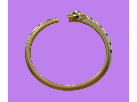 Bracelet panther 3D Print Model