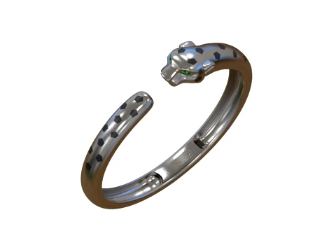 Bracelet panther 3D Print Model