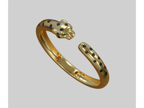 Bracelet panther 3D Print Model