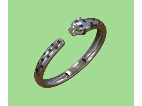 Bracelet panther 3D Print Model