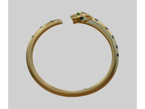 Bracelet panther 3D Print Model