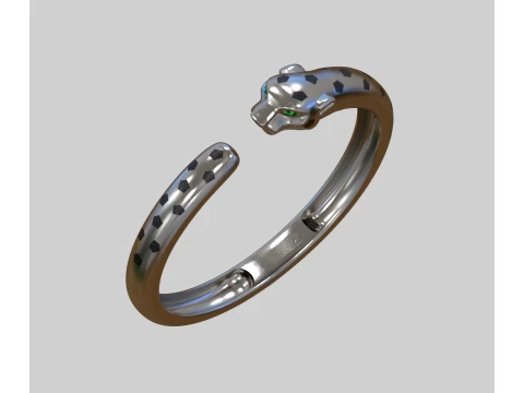 Bracelet panther 3D Print Model