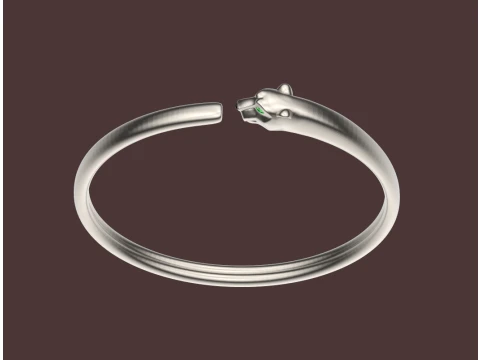Bracelet panther 3D Print Model