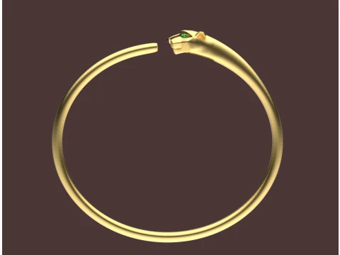 Bracelet panther 3D Print Model
